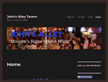 Tablet Screenshot of alleyvault.com